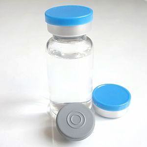 Set of 10 empty Vials, Flip Caps and Stoppers